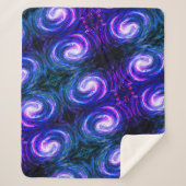 Verkleven melkweg sherpa deken (Voorkant)