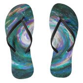 Verkleven melkweg teenslippers (Voetbed)