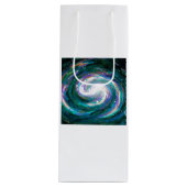 Verkleven melkweg wijn cadeautas (Voorkant)