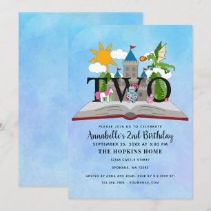 Verklikkerij Pop Boek Kinder Tweede verjaardag Kaart