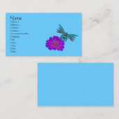 verklikkervlieg op het Visitekaartje van de zinnik (Voorkant / Achterkant)