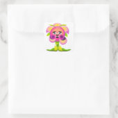 verklikster vierkante sticker (Tas)