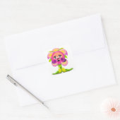 verklikster vierkante sticker (Envelop)