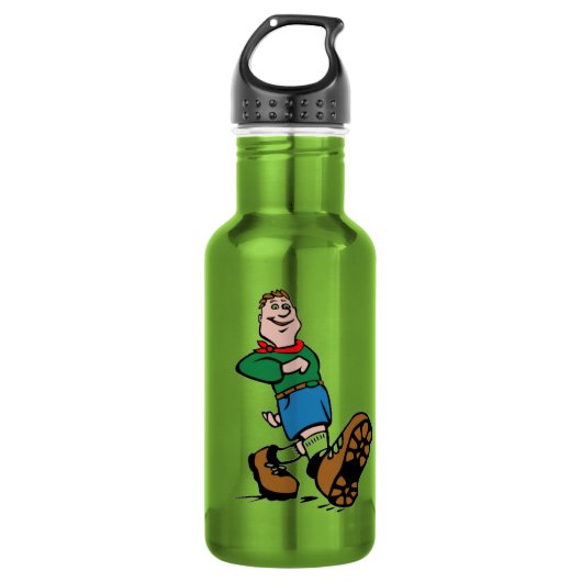 Verklimmen in kleurenvrijheid waterfles  (Voorkant)