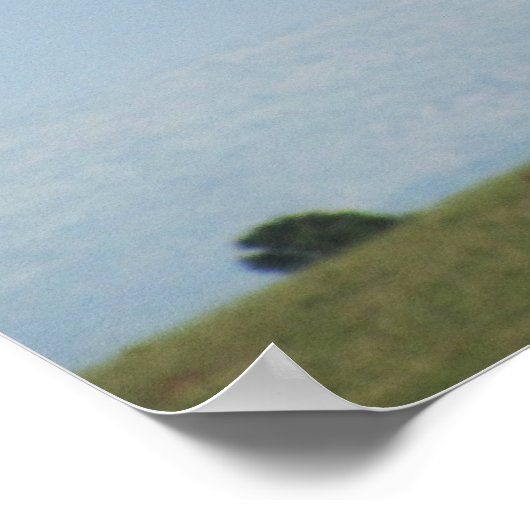 Verknuffelen van moeder en baby giraf poster (Hoek)