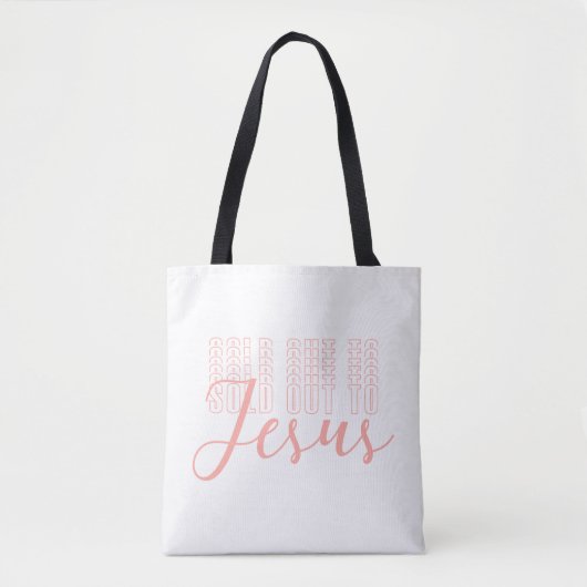 Verkocht aan de op Jezus Faith gebaseerde religieu Tote Bag (Voorkant)