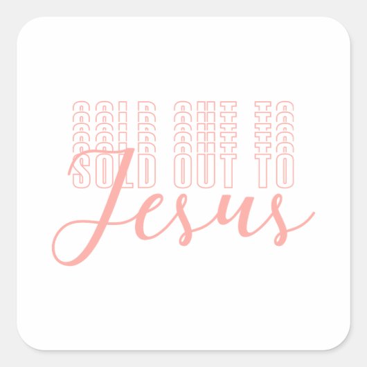 Verkocht aan de Sticker op het plein van Jezus Fai (Voorkant)