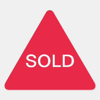 verkocht bord sticker