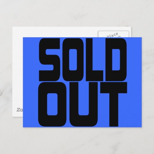 VERKOCHT BRIEFKAART (Voorkant / Achterkant)