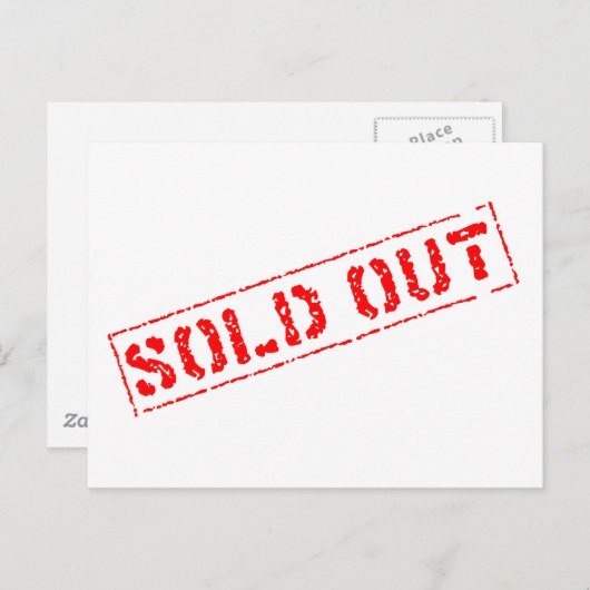 Verkocht Briefkaart (Voorkant / Achterkant)
