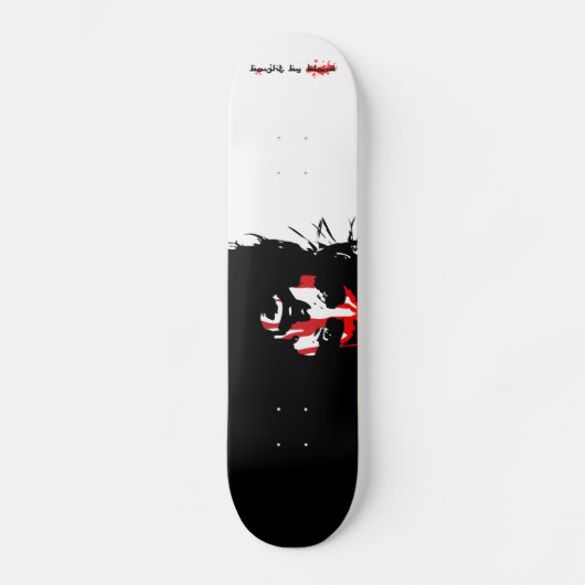 Verkocht door het bloedskateboard skateboard (Voorkant)