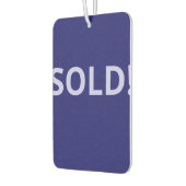 Verkocht! Faith Quote met Lavender Text op Midnigh Luchtverfrisser (Links)