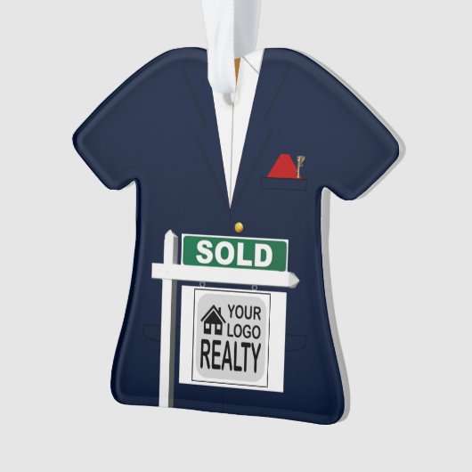 Verkocht gebarentaal van Realtor Ornament (voorkant)