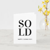 VERKOCHT Gelukkige sluitingsdag Vastgoed  Kaart (Gele Bloem)