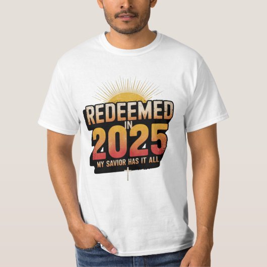 Verkocht in 2025 Christelijk T-shirt (Voorkant)