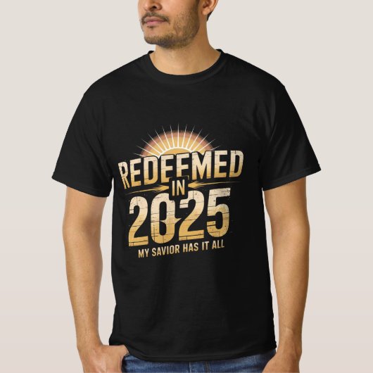 Verkocht in 2025 Christelijk T-shirt (Voorkant)