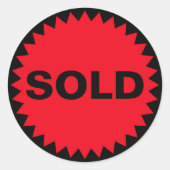 Verkocht Label (Voorkant)