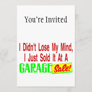 Verkocht mijn geest bij Garage-verkoop Kaart