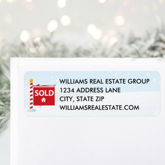 Verkocht Onderteken Onroerend goed Kerstvakantie a Etiket