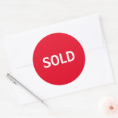 Verkocht Ronde Sticker (Envelop)