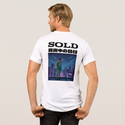 VERKOCHT Tri-Blend SHIRT (Achterkant volledig)