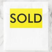 VERKOCHT Vastgoed Sticker voor Sign (Tas)