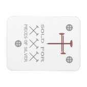 Verkocht voor 30 stuks zilver magneet (Horizontaal)