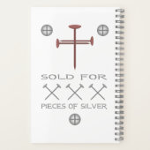 Verkocht voor 30 stuks zilver notitieboek (Achterkant)