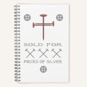 Verkocht voor 30 stuks zilver notitieboek (Voorkant)