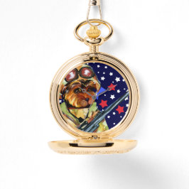VERKOCHT YORKIE POO HORLOGE