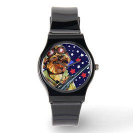 VERKOCHTE YORKIE POO HORLOGE