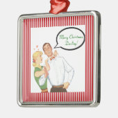 VERKOOP! 1950 Ornament - "Vrolijk Kerstfeest, Darl (Links)