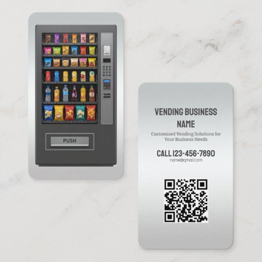 Verkoop aangepaste QR Visitekaartje (Voorkant / Achterkant)