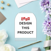 VERKOOP! Acryluitnodigingen - Arch Frosted Acryl Uitnodigingen (Insitu (Huwelijk))