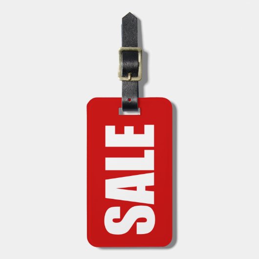 VERKOOP BAGAGELABEL (Voorkant verticaal)