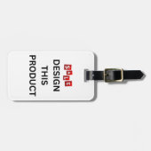 VERKOOP! Bagagelabel - Dubbelzijdig - Aangepast (Voorkant horizontaal)