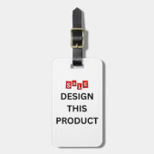 VERKOOP! Bagagelabel - Dubbelzijdig - Aangepast (Voorkant verticaal)