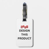 VERKOOP! Bagagelabel - Dubbelzijdig - Aangepast (Achterkant verticaal)