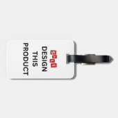 VERKOOP! Bagagelabel - Dubbelzijdig - Aangepast (Achterkant horizontaal)