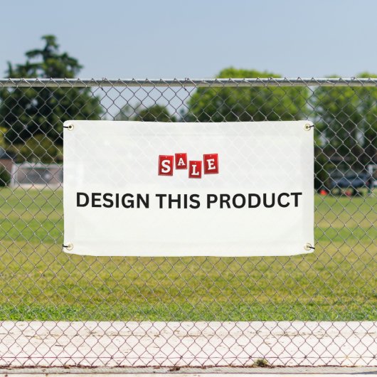 VERKOOP! Banner - 1.6'x3' - Outdoor w / Metalen Gr (Insitu)