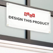 VERKOOP! Banner - 1.6'x3' - Outdoor w / Metalen Gr (Buitenkant Gebouw)