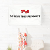 VERKOOP! Banner - 3' x 5' - Binnen - Aangepast (Insitu)