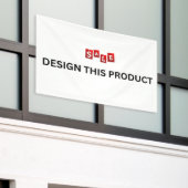 VERKOOP! Banner - 4'x6' - Outdoor - Aangepast (Buitenkant Gebouw)