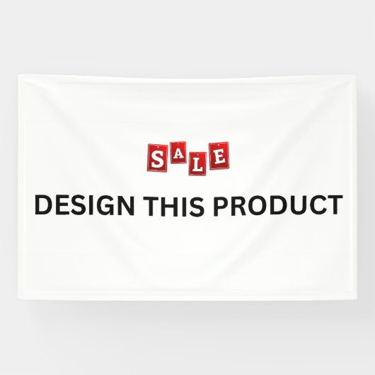 VERKOOP! Banner - 4'x6' - Outdoor - Aangepast (Horizontaal)