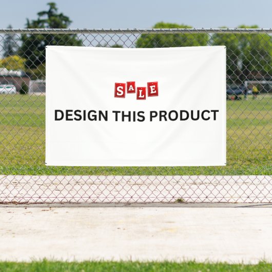 VERKOOP! Banner - 4'x6' - Outdoor - Aangepast (Insitu)