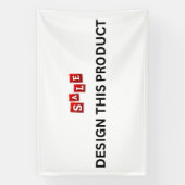 VERKOOP! Banner - 4'x6' - Outdoor - Aangepast (Verticaal)