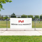 VERKOOP! Banner - 4'x8' - Outdoor w / Metalen Grom (Insitu)