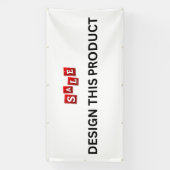 VERKOOP! Banner - 4'x8' - Outdoor w / Metalen Grom (Verticaal)