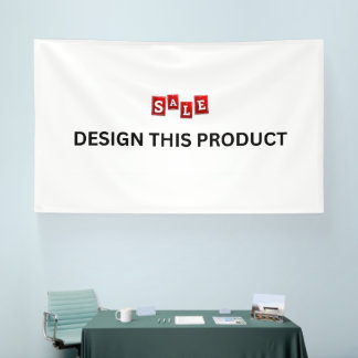 VERKOOP! Banner - 6'x10' - Binnen - Aangepast