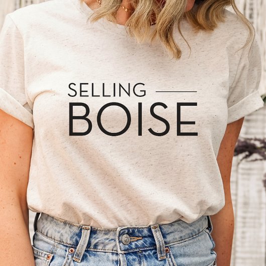 Verkoop Boise - Verkoop Sunset T-Shirt Makelaars